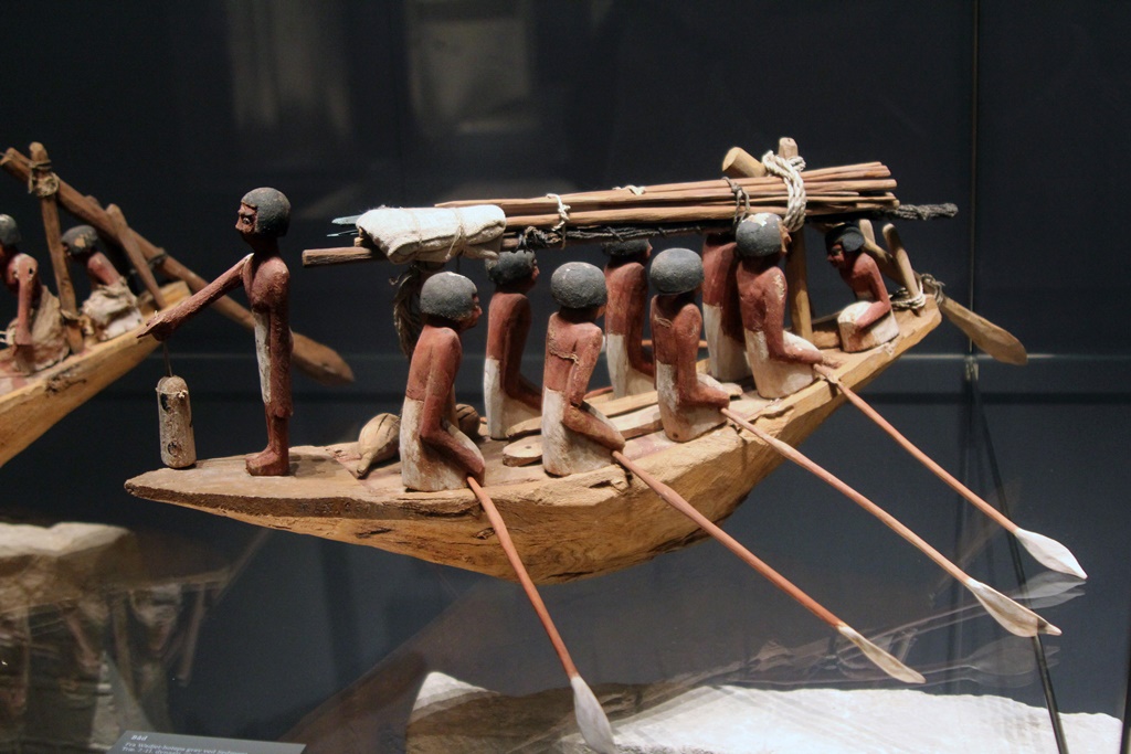 Boat Model with Rowers